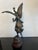 Early 20th Century Bronze Statue "Stelle" Winged Woman Angel Standing on Stared Globe Signed Par Rousseau For Sale In Sacramento - Image 6 of 12