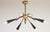 Modernist Sputnik Chandelier in the style of Stilnovo, 1950s For Sale - Image 11 of 11