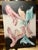 Large Vintage Mid-Century Modern Abstract 36x24 Original Impasto Painting by Valdez For Sale - Image 11 of 12