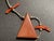 Early 20th Century Early 20th Century Pueblo Native American Santo Domingo Triangular Pendant Necklace For Sale - Image 5 of 6