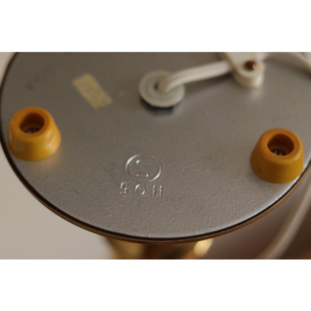Vintage Swedish Brass Bobbin Table Lamp from Aneta, Set of 2 For Sale - Image 16 of 18