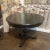 1990s Italian Round Wooden Black Center Table With Carved Pedestal For Sale - Image 4 of 13