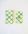 Wood Vintage Kelly Green Cotton Dinner Napkins, Set of 6 For Sale - Image 7 of 13