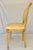 Late 20th Century Late 20th Century Louis XVI Style Yellow Upholstered Side Chair For Sale - Image 5 of 10