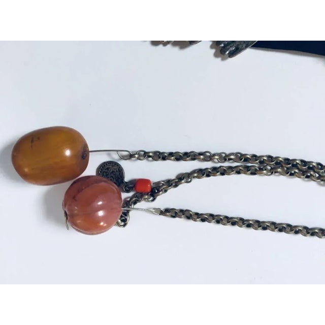 Middle Eastern Islamic Women Face Veil Bedouin, Sinai Bedouin Desert Garment For Sale - Image 14 of 18