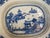 18th Century Chinese Blue and White Canton Export Vegetable Tray With Repair For Sale In New York - Image 6 of 12