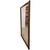 1960s Vintage Mid-Century Modern Wood Frame Wall Mirror For Sale - Image 5 of 8