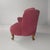 1930s Italian Sofa in Purple-Ret Velvet and Wood, 1930s For Sale - Image 5 of 13