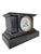 Late 19th-Century French Neo-Grec Black Slate Mantel Clock by Japy Frères For Sale - Image 9 of 16