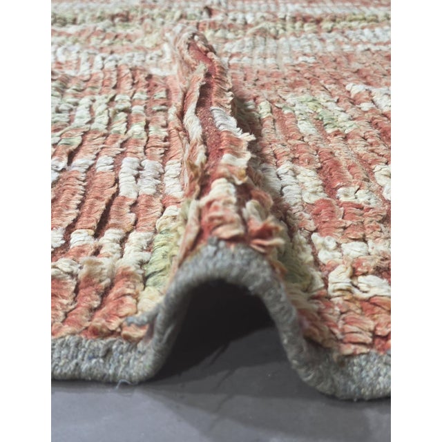 Textile Handmade Moroccan Vintage Rug - 10.3 X 6.2 Ft For Sale - Image 7 of 8
