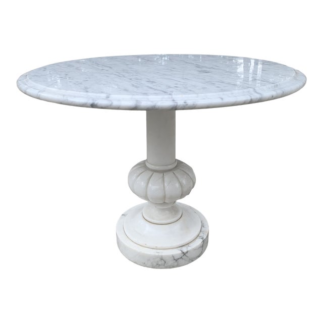 Italian Marble Side Table Chairish