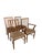 Mid-Century Modern 1970s Vintage Mid Century Modern Dining Chair Set of 4 For Sale - Image 3 of 6