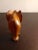This is a Handcarved Wooden 3" Elephant Figurine. Procured at auction