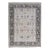 Gray Apadana's Artisan Collection Handmade Floral Wool Rug For Sale