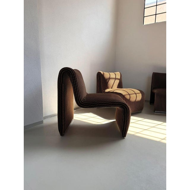 Mid-Century Modern Italian Armchairs, 1970s, Set of 4 For Sale - Image 3 of 8