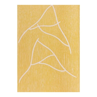 Jean Arp Original Wodcut on My Way Frontispiece 1948 For Sale