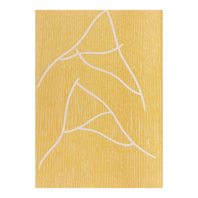 Jean Arp Original Wodcut on My Way Frontispiece 1948 For Sale