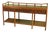 Brown Jordan Rattan Fretwork Console For Sale