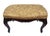 American Victorian 19th C Carved Mahogany Upholstered Footstool Bench For Sale - Image 11 of 12