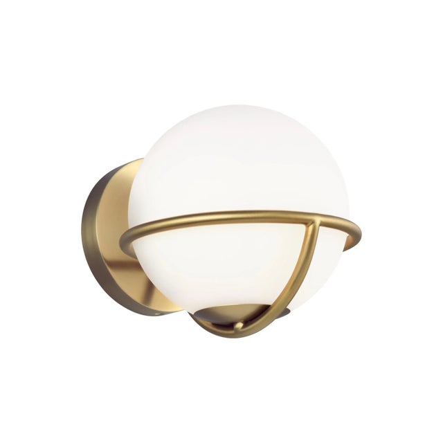 Ellen DeGeneres by Visual Comfort Studio Apollo Sconce, Brass For Sale - Image 4 of 4
