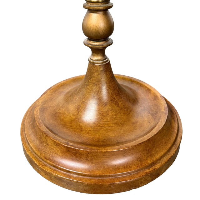 Elevate your space with this timeless vintage Wildwood floor lamp from the late 1980s. Wildwood, a premier North Carolina-...