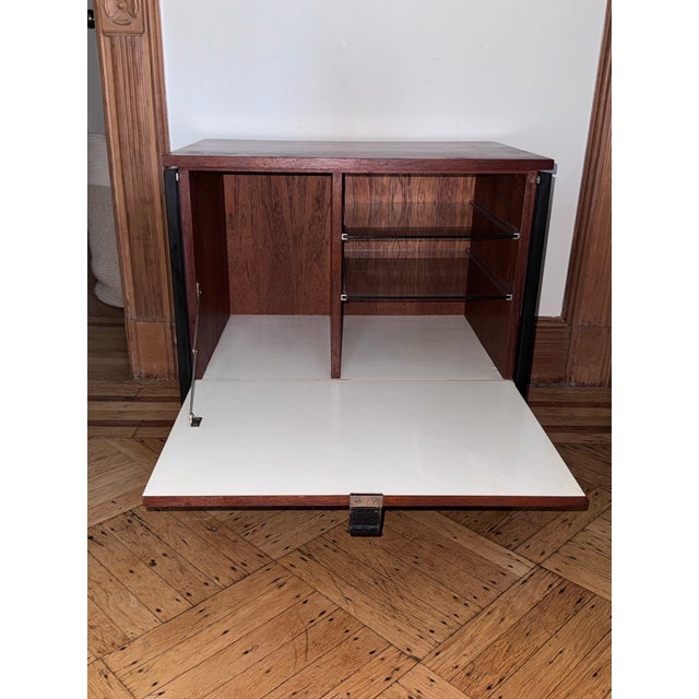 Knoll Rare Mid-Century Florence Knoll Mobile Bar Cabinet for Knoll International Stuttgart For Sale - Image 4 of 12