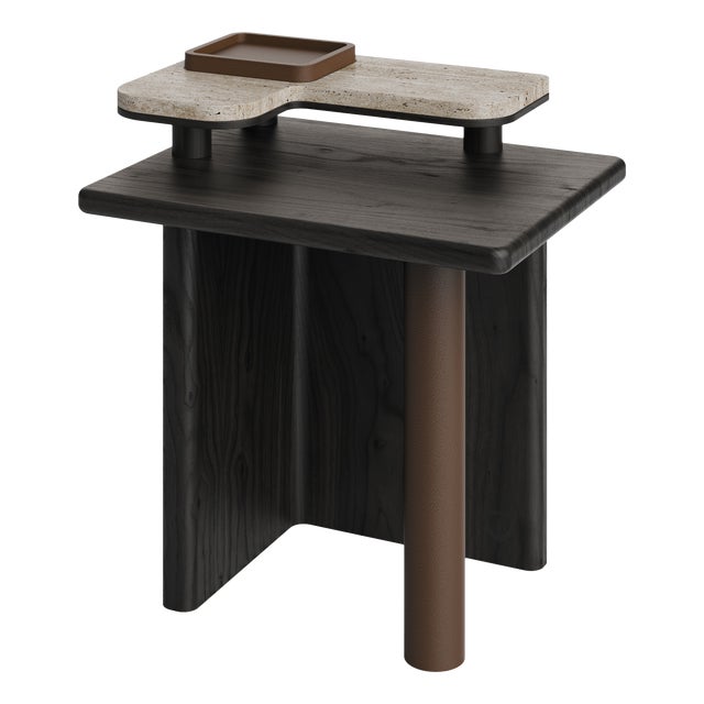 Maurier Side Table by Wood Tailors Club For Sale