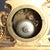 Antique Clock with Gilded Antimony Wooden Base, 1800s For Sale - Image 11 of 13
