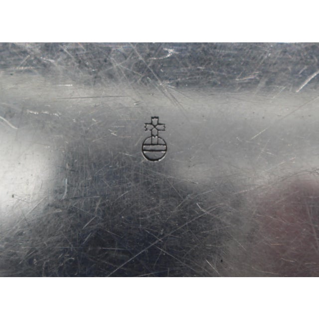 C. 1930-50 Barker Ellis Co. Silver Plated English Cocktail Tray For Sale - Image 4 of 5