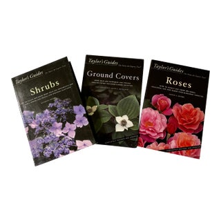 Taylor's Guides Shrubs, Ground Covers and Roses Hardcover Books- Set of 3 For Sale