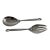 1970s Georg Jensen Sterling Silver Serving Spoon & Fork, Acorn For Sale
