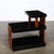 Art Deco Machine Age Three-Tier Black Lacquer & Walnut Side Table For Sale In New York - Image 6 of 14