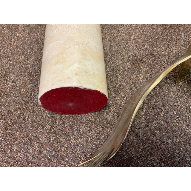 20th Century Bijan Brass Eagle Sculpture For Sale - Image 9 of 11