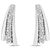 Embellished with natural diamonds, these striking 0.50 c.t. earrings are not your average huggy hoops. Take a closer look...