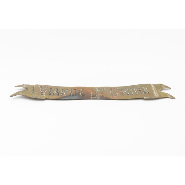 French Boucherie Shop Sign, Ca. 1900 For Sale In New York - Image 6 of 6