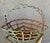 Rustic Chic Late 20th-Century Whimsical Crimped Steel Planter Basket For Sale - Image 4 of 18