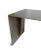Metal Modern Industrial Steel Waterfall Bench For Sale - Image 7 of 8