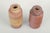 Mobach Ceramics, Holland Two vases, mid-20th century. Pair of hand-thrown stoneware vases with the characteristic Mobach...