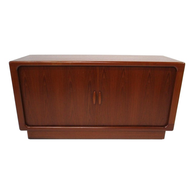 Mid Century Teak Tambor Door Credenza by Dyrlund Denmark (A) For Sale