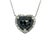Contemporary 5.11 Carat Black Diamond White Diamond White Gold Chain Necklace For Sale - Image 3 of 8