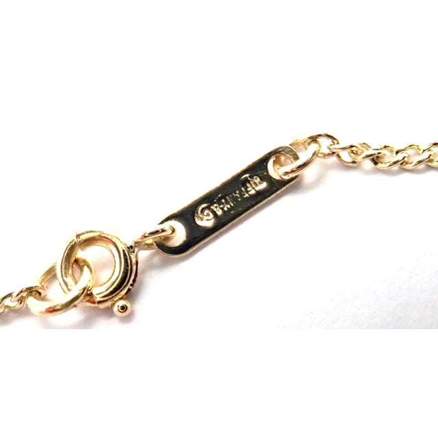 Vintage Tiffany & Co. Ralph Lauren Yellow Gold Pulley Pendant Necklace For Sale - Image 10 of 14