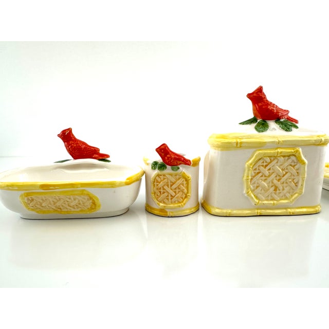 1960s Mid-Century Hand Painted Kitchen Decor, Set of 4 For Sale In Little Rock - Image 6 of 10