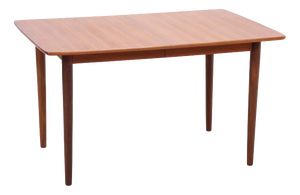 Mid-Century Extendable Teak Dining Table by Gustav Bahus