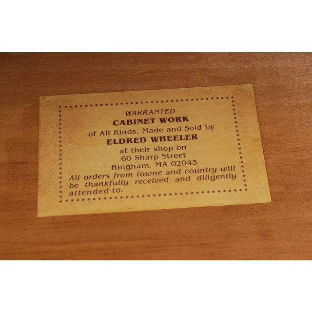 Eldred Wheeler Tiger Maple Lowboy Dressing Table For Sale - Image 17 of 18