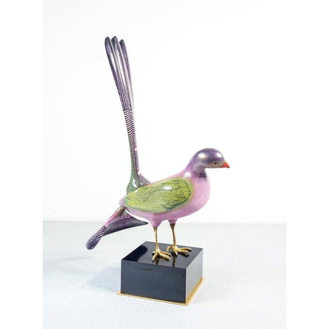 2000 - 2009 Porcelain Sculpture Bird by Giulia Mangani For Sale - Image 5 of 14
