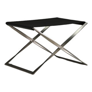 Folding Stool PK91 by Poul Kjærholm for Fritz Hansen, Denmark, 1960s For Sale