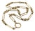 Vintage Victorian Inspired 14k Gold Fancy Link Chain For Sale