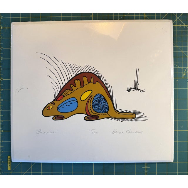 1970s Set of 9 Eleanor Kanasawe Signed Animal Art Prints For Sale - Image 12 of 15