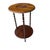 Farmhouse Vintage Walnut Finish Two Tier Barley Twist Table For Sale - Image 3 of 4