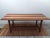 Brown Vintage Solid Walnut Dining Table For Sale - Image 8 of 8